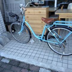 自転車 パンクしております。