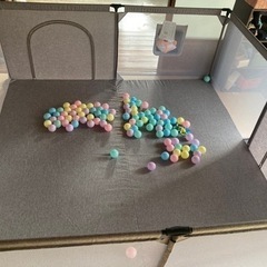 値下げ　超美品　ベビーサークル