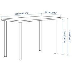 良品です！IKEA デスクLAGKAPTEN ラグカプテン / ADILS オディリスの画像