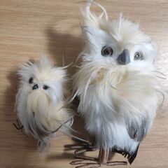 【11/10まで】フクロウ　アンティーク置物（美品）