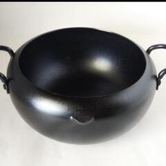 天ぷら鉄鍋　新品未使用品　の画像