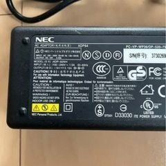 NEC 純正 ACアダプター PC-VP-WP36 ADP-60NHの画像