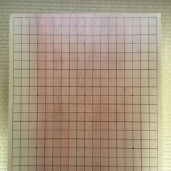 高級囲碁盤（桂足付、桂生地仕上、上物五寸、碁石付き）の画像