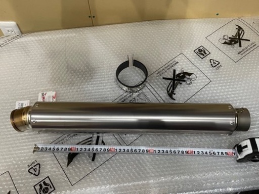 オートバイ スーパーロングサイレンサー 差込60.5