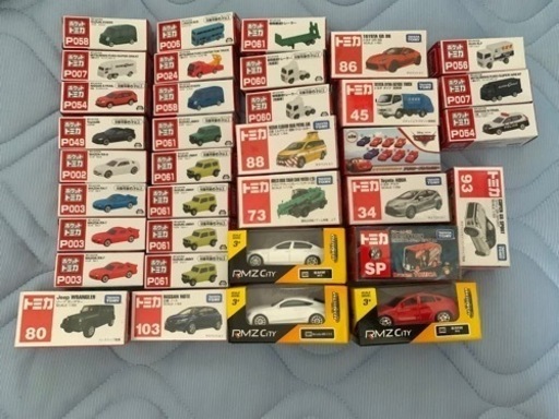 トミカ\u0026ポケットトミカ\u0026RMZCity 計35台まとめ売り