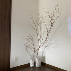 枯れ木インテリア　花瓶