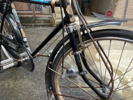 レトロ自転車　昭和自転車　実用車　運搬車