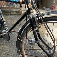 レトロ自転車　昭和自転車　実用車　運搬車の画像