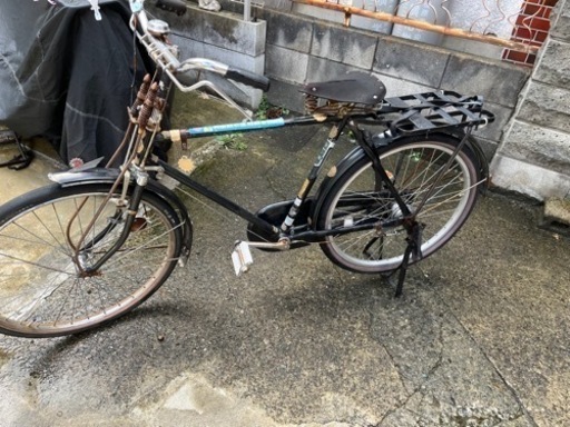 レトロ自転車　昭和自転車　実用車　運搬車