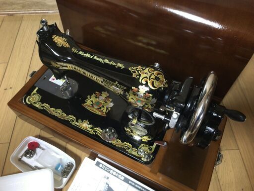 BLUEBIRD ブルーバード 手回し式アンティークミシン HA-1 動作確認済