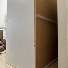 お取引終了【急募】8/27(日) 14時まで　お引取り必須　フラップ扉付きカラーボックスの画像