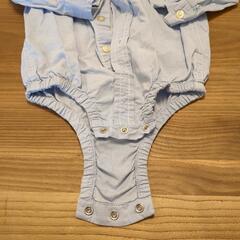 GAPシャツ風ボディスーツ80サイズの画像
