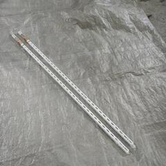 86fk 【未使用品】ピラシェル棚柱 長さ900mm 白 ピラシ...