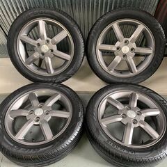 Keiワークス★スズキ純正　165/60R15　安心のエアーバランス調整済み　即装着可能　ガンメタ　バリ山　岩手県盛岡市