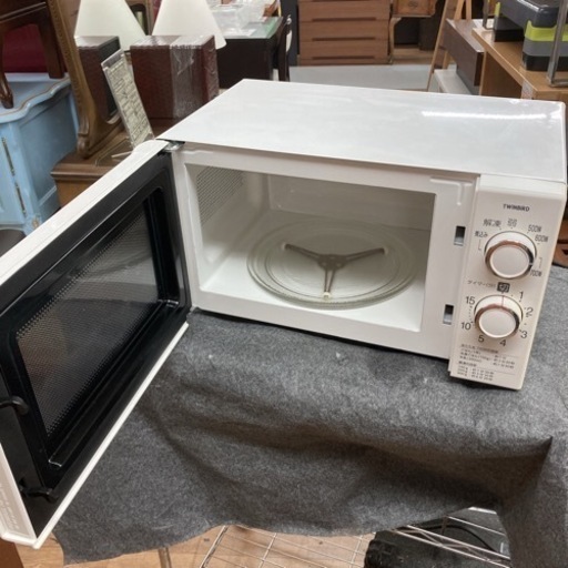 S287 ⭐ TWINBIRD 電子レンジ 700Ｗ 60Hz専用 ⭐動作確認済 ⭐クリーニング済