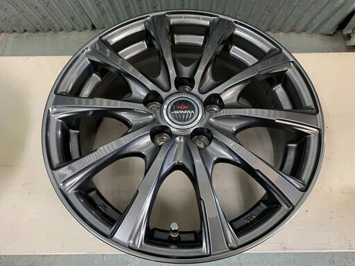 美品★30プリウス　50プリウス　15×6J　5H100　＋43　ガンメタ　高耐久性ホイール　冬用に最適　岩手県盛岡市