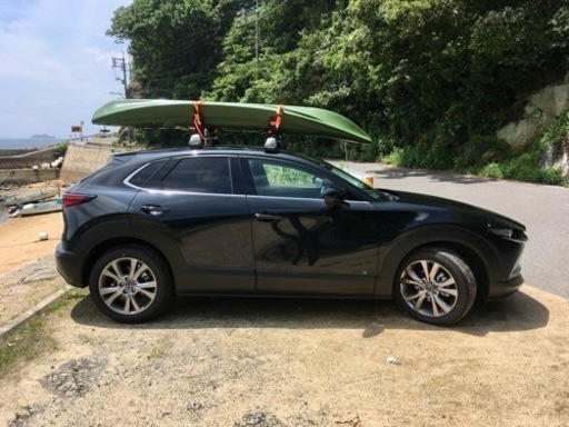 Mazda CX-30 THULEノーマルルーフキャリアベース ＋ THULE DockGrip 895