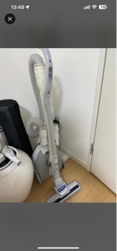 キャニスター式掃除機（サイクロン 日立製）