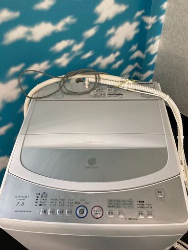 SHARP シャープ　全自動洗濯機　7.0キロ　中古