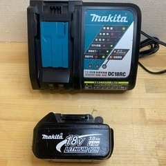 中古　マキタ　HS630D 18V マルノコ　白　セット
