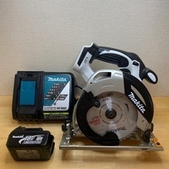 中古　マキタ　HS630D 18V マルノコ　白　セット