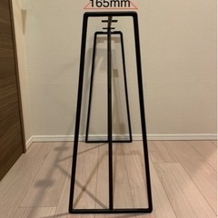 一枚板にお勧め！ダイニングテーブル用アイアン脚(2脚)の画像