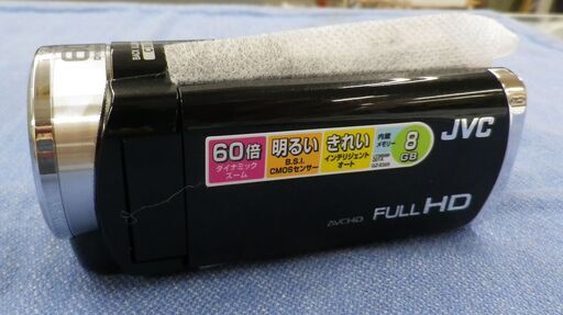 未使用！ ケンウッド JVC KENWOOD ビデオカメラ エブリオ EVERIO GZ-E325 内蔵メモリー8GB クリアブラック 西岡店