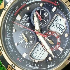 【CITIZEN】シチズン エコドライブ プロマスター C660-S067634 腕時計 ゴールド エコドライブ メンズ 黒文字盤の画像