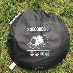 ケシュア　テント　2 second 3 fresh&black