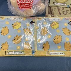 未使用 一番くじ くまのプーさん HUNNY FUNNY STORY まとめ売り ラストワン賞 すやすやパジャマぬいぐるみ C賞 E賞 F賞 札幌市手稲区の画像