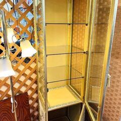 J【リサイクルストアスターズ城西店】4段 コレクションボード ガラス棚 の画像