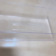 無印良品アクリルティッシュ用蓋、ボックスの画像