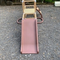 子供用ジャングルジム、すべり台付き (専用器具がないため取り外し...