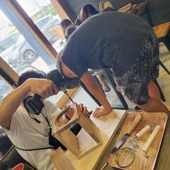 木工　工作体験教室の画像