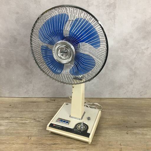 8/26 終 TOSHIBA 東芝 扇風機 H-30AT 昭和レトロ 当時物 動作確認済み ジャンク品 菊HG
