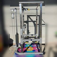 🔷🔶🔷WY5/50 TUFFSTUFF タフスタッフ パワーラック CPR-265 ラットプル CHL-305WS 解体済み マシン ジム トレーニング ★直接引き取り限定◆🔷🔶🔷の画像