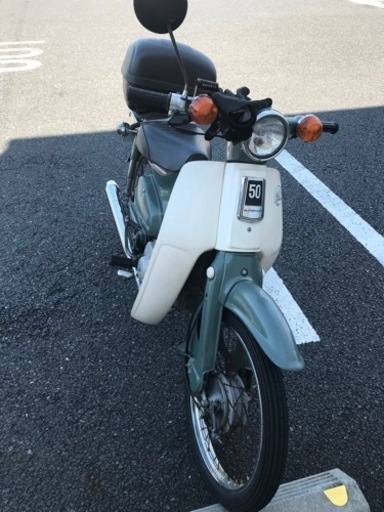 スーパーカブ50 ＊後部ケースは付属しません。　廃車登録済
