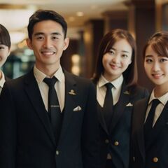 シティホテルのレストランスタッフ