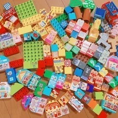 ( ※お引渡し完了 ) アンパンマン ブロックワゴンの画像