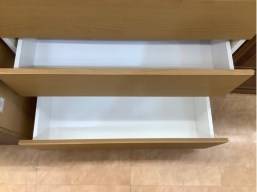 【トレファク摂津】ナチュラル×ホワイトの6段チェスト入荷しました‼︎