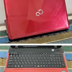 🔴特価！【動作良好】/最高峰Core i7/メモリ8GB/光速☆彡SSD512GB/DVDスーパーマルチドライブ/SDカードスロット/Wi-Fi/HDMI/カメラ/マイク/15.6インチ光沢液晶パネル/Windows11/Microsoft Office 2021/点検整備清掃済み😊/💗サポート&アフターサービス永続対応！/✅送料無料/ 高性能ノートパソコンパソコン LIFE BOOK AH42D/No.ah30810の画像