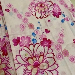 【取引完了しました】【浴衣】花／ピンクの画像