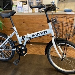 SALE！通常価格より¥1000引き！】6段変速 カゴ付き20インチ折りたたみ