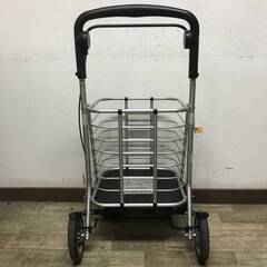 🔷🔶🔷ut12/26 幸和製作所 テイコブ　ワゴン　TacaoF　ブラック ショッピングカート　シルバーカー　手押し車 歩行器 歩行補助 福祉〇🔷🔶🔷の画像