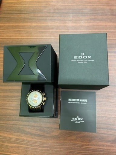 8日までの特別価格！１５万→１２万　エドックス グランドオーシャン クロノグラフ 01121-357RN-GIR-R  超美品