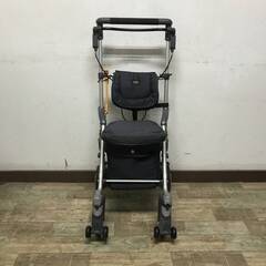 🔷🔶🔷ut12/28 歩行補助器 キャリースルーン コンビウェルネス ネイビー ショッピングカート　シルバーカー　手押し車 歩行器 歩行補助 福祉②〇🔷🔶🔷の画像