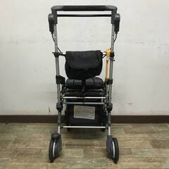 🔷🔶🔷ut12/28 歩行補助器 キャリースルーン コンビウェルネス ネイビー ショッピングカート　シルバーカー　手押し車 歩行器 歩行補助 福祉②〇🔷🔶🔷の画像