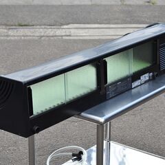 ≪yt789ジ≫ 通電OK ホシザキ 冷蔵ネタケース HNC-150B-L-B形 ガラス割れ 部品取り/修理ベース ジャンク/現状品 50717-09の画像