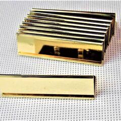 文具２　英国調 　高級価格表示器セット（１０枚組）宝飾品等の価格表示に最適　未使用品の画像
