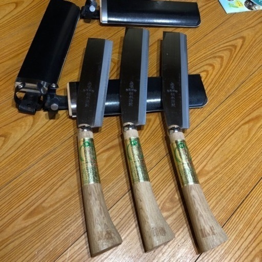 土佐鉈、新品３本まとめて